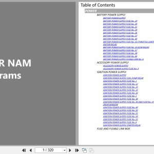 Nissan FRONTIER NAM 2019 AUGUST 2019 Electrical Wiring Diagrams (1)