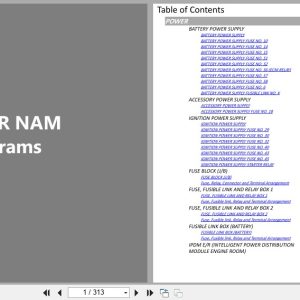 Nissan FRONTIER NAM 2022 MARCH 2026 Electrical Wiring Diagrams (1)