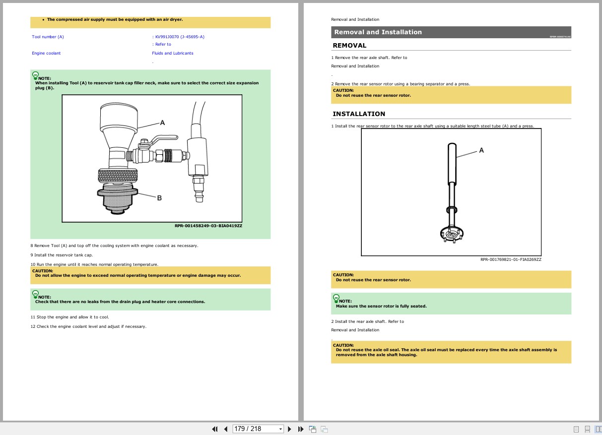 Nissan FRONTIER NAM 2023 Single Use Parts Index (2)