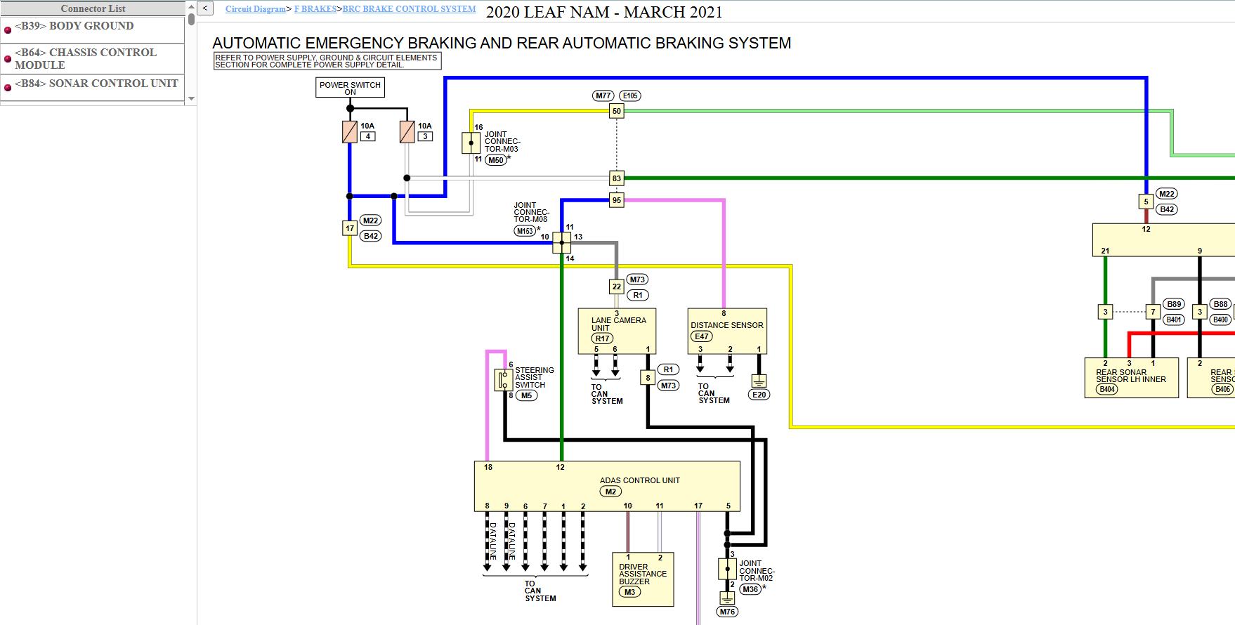 Nissan LEAF ZE1 2020 February 2026 Service Manual Wiring Diagrams (3)