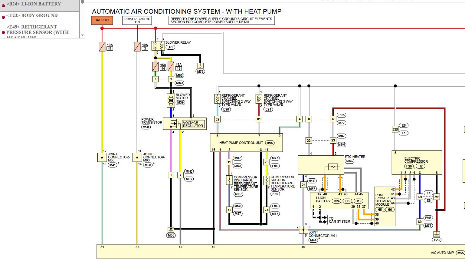Nissan LEAF ZE1 2022 March 2026 Service Manual Wiring Diagrams (3)