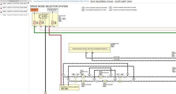 Nissan MAXIMA A36 2016 - January 2026 Service Manual Wiring Diagrams Nissan Maxima A36 2016 January 2026 Service Manual Wiring Diagrams (3)
