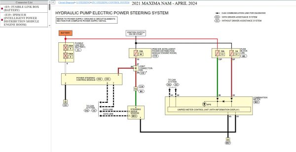 Nissan Maxima A36 2021 December 2025 Service Manual Wiring Diagrams (3)