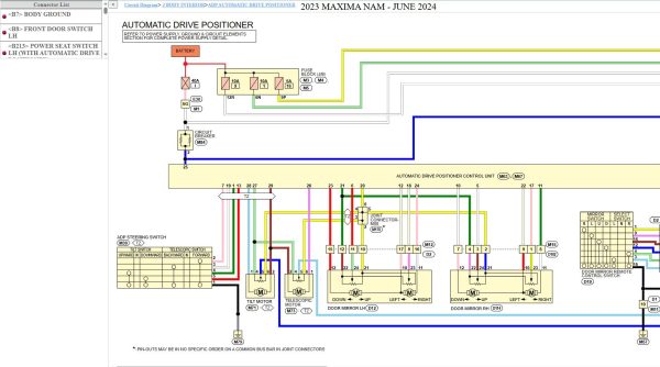 Nissan Maxima A36 2023 September 2025 Service Manual Wiring Diagrams (3)