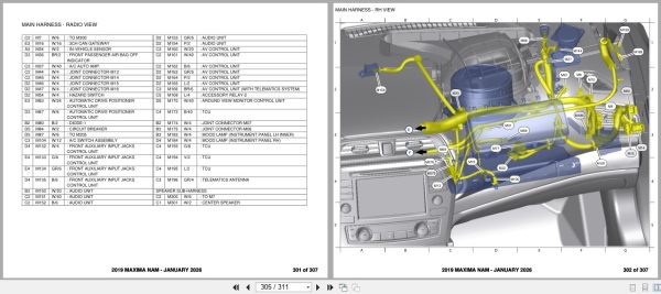 Nissan Maxima Nam 2019 January 2026 Electrical Wiring Diagrams (3)