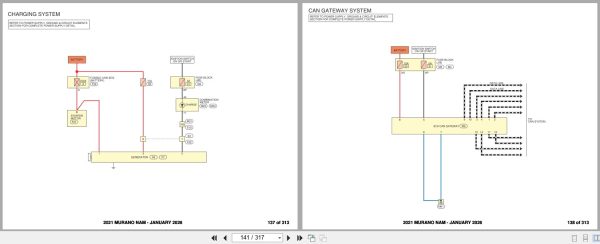 Nissan MURANO NAM 2021 - JANUARY 2026 Electrical Wiring Diagrams Nissan Murano Nam 2021 January 2026 Electrical Wiring Diagrams (2)