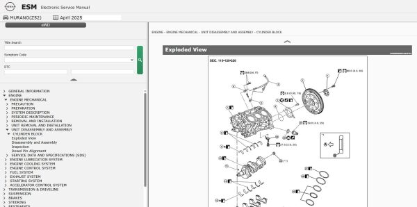 Nissan MURANO Z52 2017 - April 2025 Service Manual Wiring Diagrams Nissan Murano Z52 2017 April 2025 Service Manual Wiring Diagrams (2)
