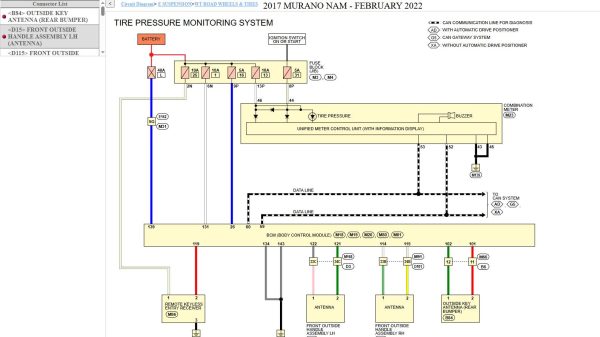 Nissan MURANO Z52 2017 - April 2025 Service Manual Wiring Diagrams Nissan Murano Z52 2017 April 2025 Service Manual Wiring Diagrams (3)