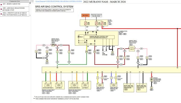 Nissan MURANO Z52 2022 - March 2026 Service Manual Wiring Diagrams Nissan Murano Z52 2022 March 2026 Service Manual Wiring Diagrams (3)