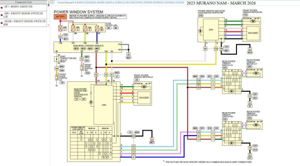 Nissan MURANO Z52 2023 - March 2026 Service Manual Wiring Diagrams Nissan Murano Z52 2023 March 2026 Service Manual Wiring Diagrams (3)