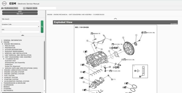 Nissan MURANO Z52 2024 - March 2025 Service Manual Wiring Diagrams Nissan Murano Z52 2024 March 2025 Service Manual Wiring Diagrams (2)