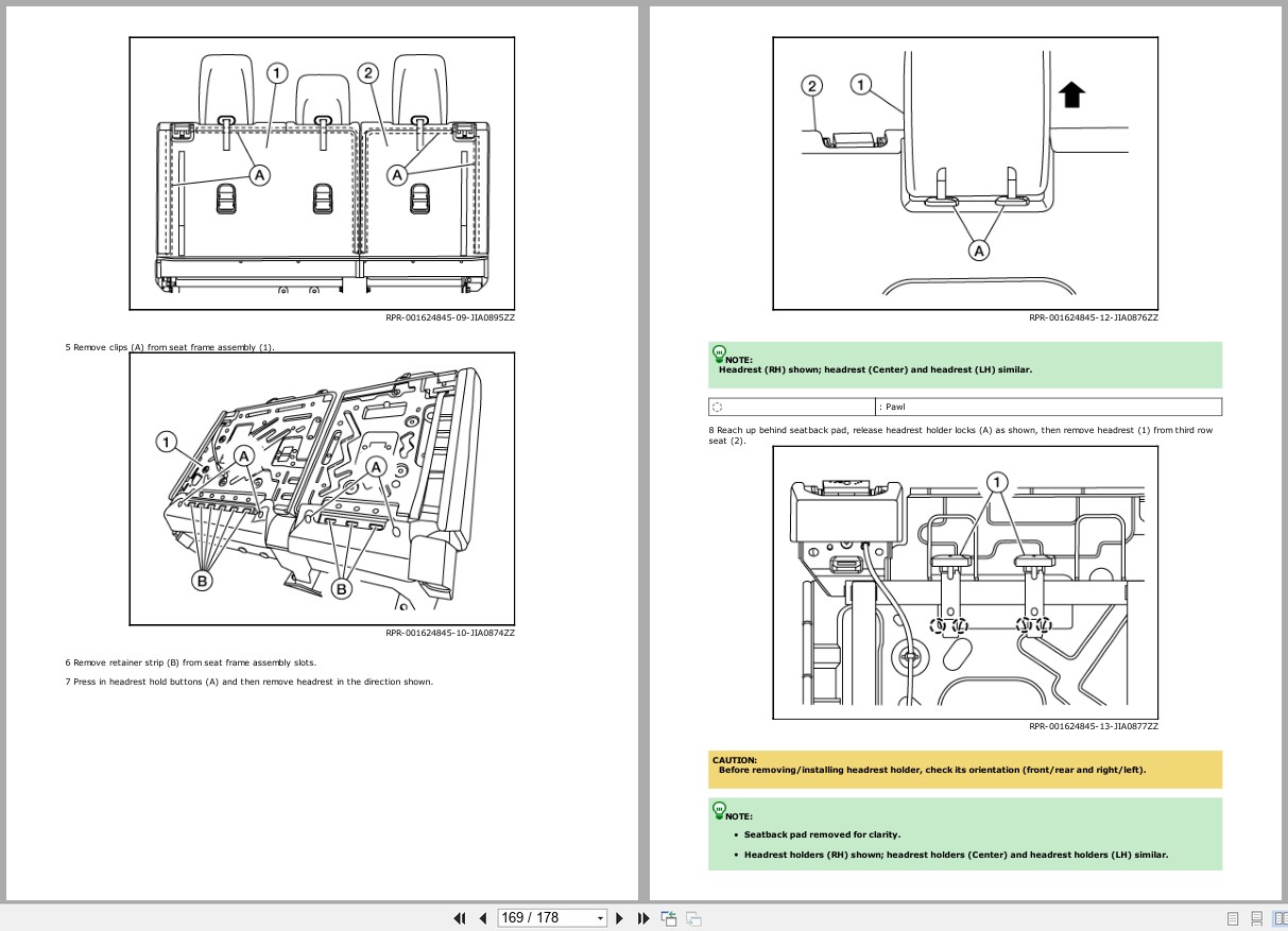 Nissan PATHFINDER NAM 2022 Single Use Parts Index (2)