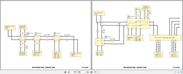 Nissan Rogue Nam 2023 January 2026 Electrical Wiring Diagrams (3)