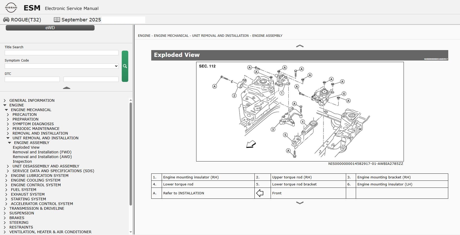 Nissan ROGUE T32 2017 September 2025 Service Manual Wiring Diagrams (2)