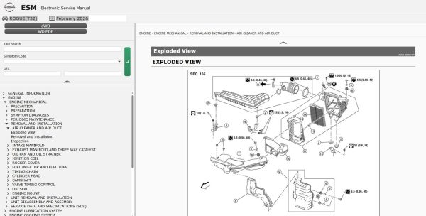 Nissan ROGUE T32 2019 - February 2026 Service Manual Wiring Diagrams Nissan Rogue T32 2019 February 2026 Service Manual Wiring Diagrams (2)