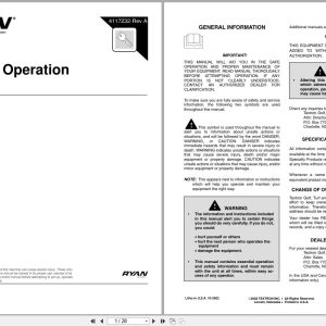RYAN Aerator GA 60 544913 Safety Operation Manual 4117232 A 2002 (1)