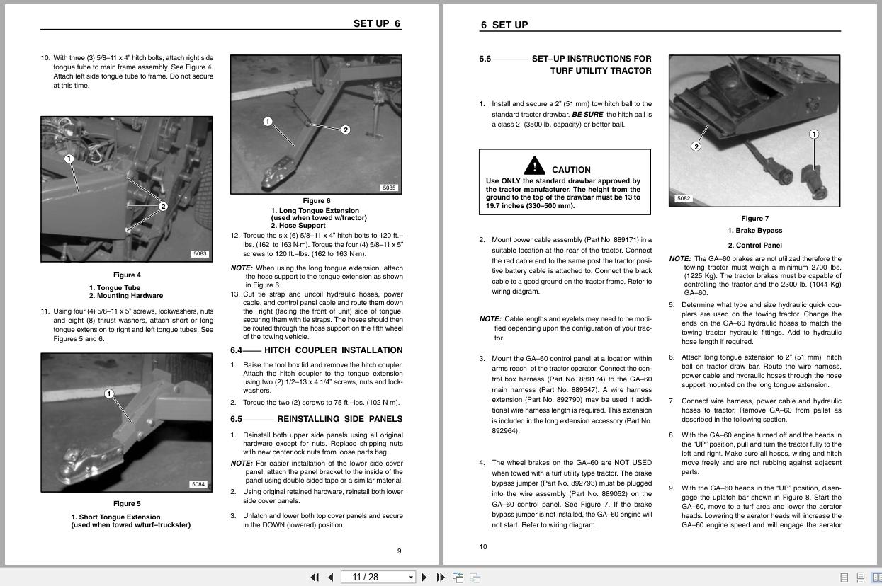 RYAN Aerator GA 60 544913 Safety Operation Manual 4117232 A 2002 (2)
