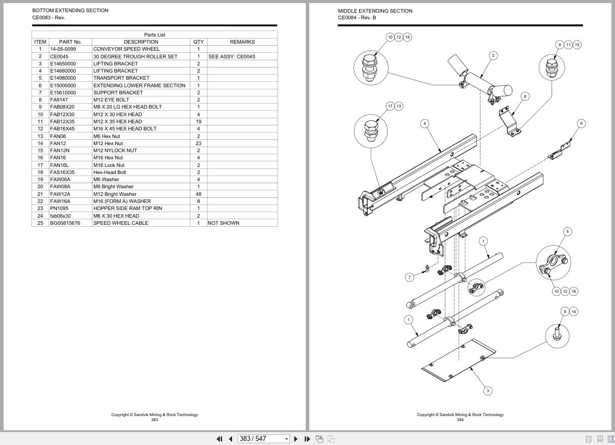 Sandvik Crusher QJ341 Spare Parts Book QJ341 EN 130718 2