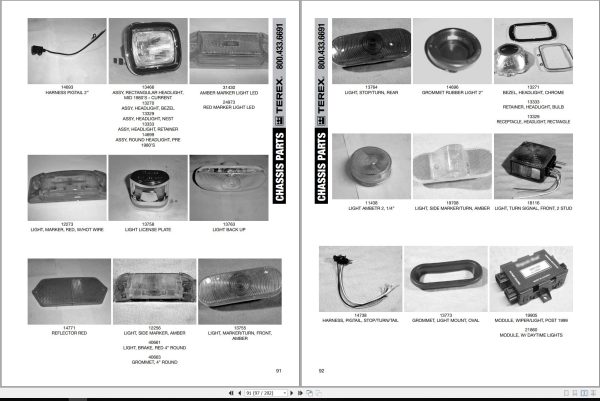 Terex Concrete Mixer Trucks Parts Manual 30947 FDPB 2010 2