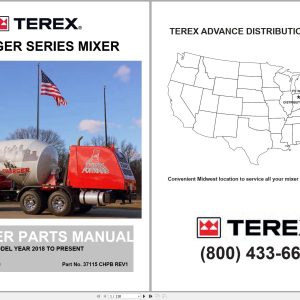 Terex Mixer Charger Series Parts Manual 37115 CHPB 2018 1