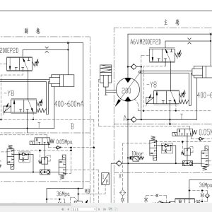 XCMG Crane QAY300 Hydraulic Diagram 2
