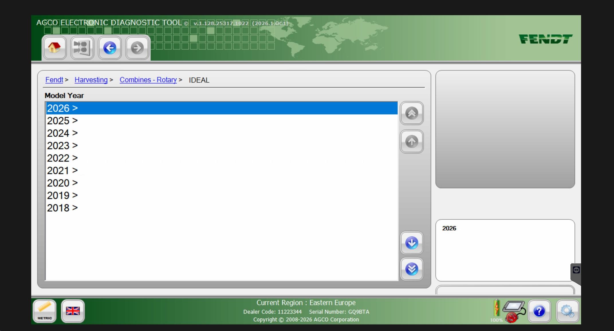AGCO EDT Electronic Diagnostic Software 03.2026 3