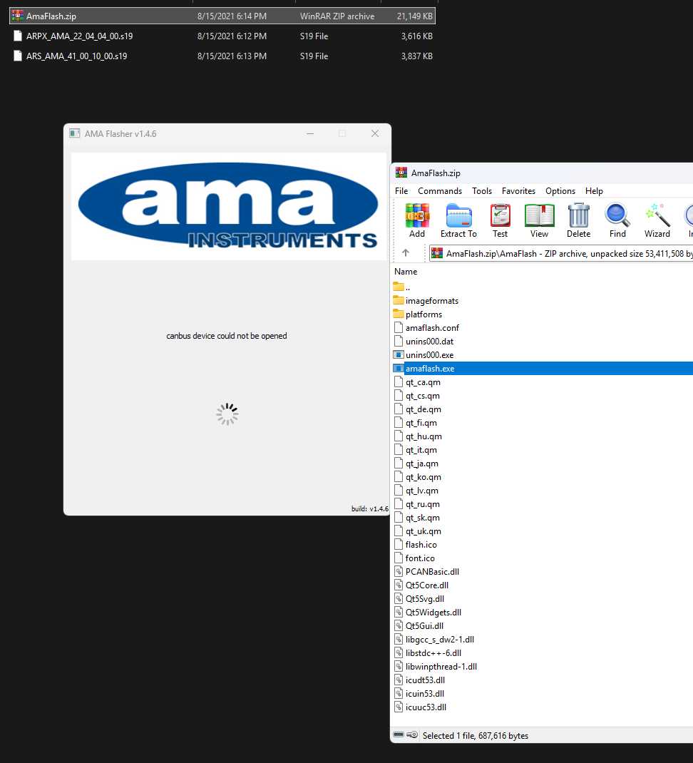 Ammann Flash Tool .s19 Files Program