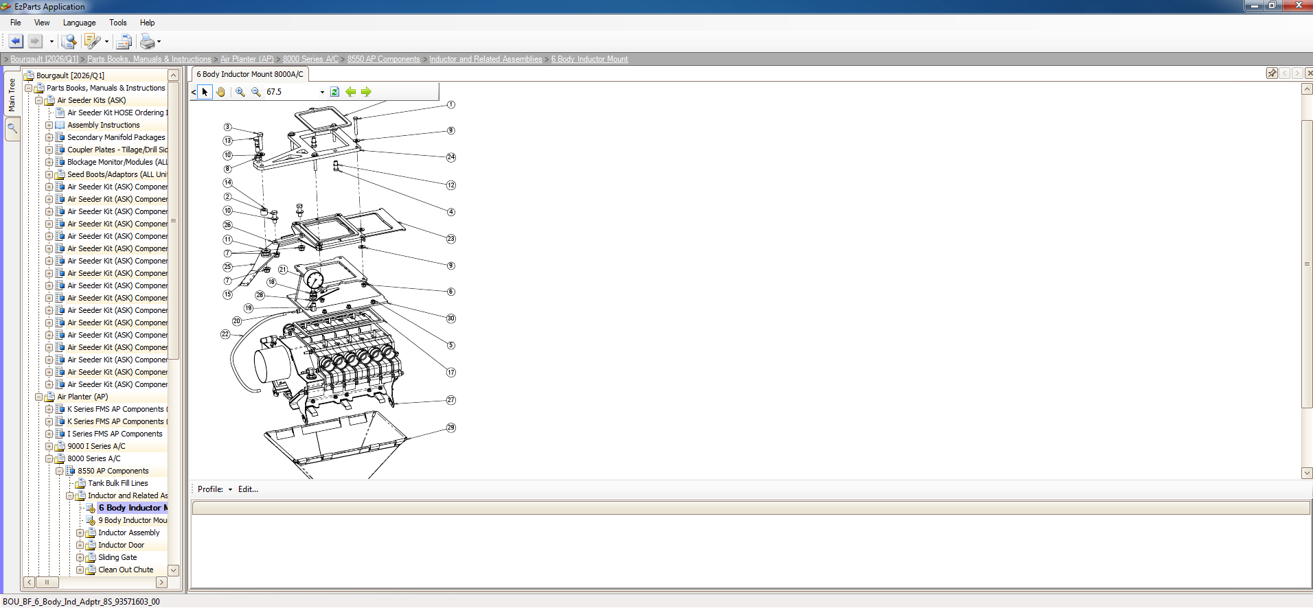 Bourgault Q1 04.2026 Parts Book Instructions Documentation VMware 4