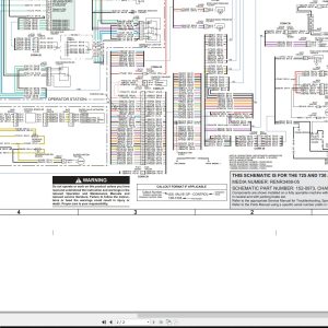 CAT Articulated Truck 725 730 Electrical Schematic RENR3489 05 2020 (2)
