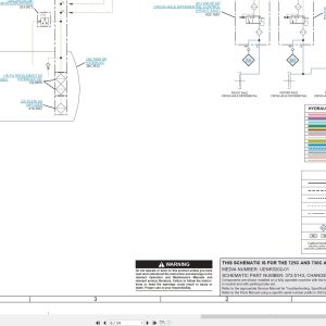 CAT Articulated Truck 730C Electrical Hydraulic Schematic (2)