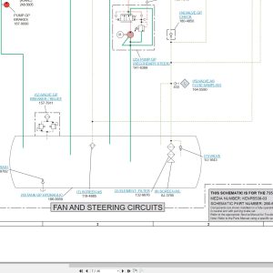 CAT Articulated Truck 735 Electrical Hydraulic Schematic (3)