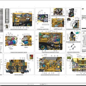 CAT Asphalt Paver AP655 Electrical Hydraulic Schematic (1)