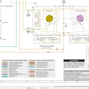 CAT Asphalt Paver AP655 Electrical Hydraulic Schematic (3)