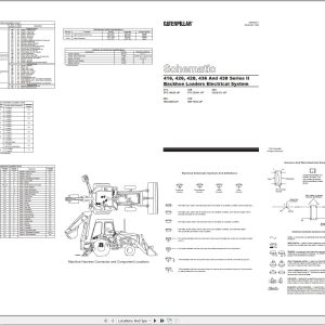 CAT Backhoe Loader 416 II Electrical Schematic (1)