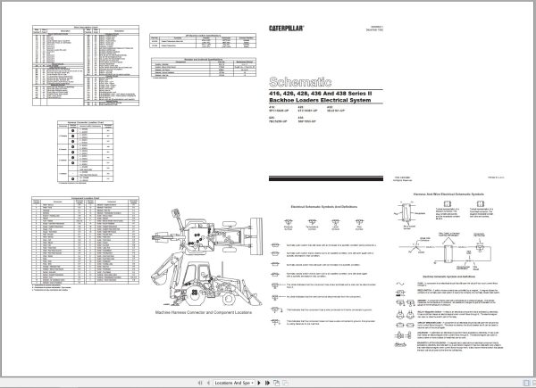 CAT Backhoe Loader 416 II Electrical Schematic (1)
