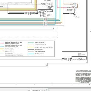 CAT Backhoe Loader 416 II Electrical Schematic (2)