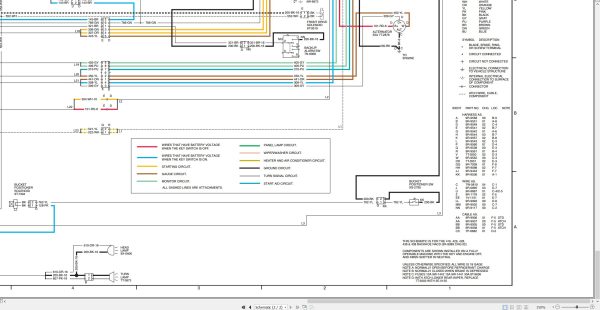 CAT Backhoe Loader 416 II Electrical Schematic (2)