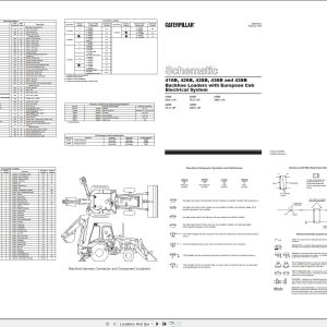 CAT Backhoe Loader 416B Electrical Schematic (1)