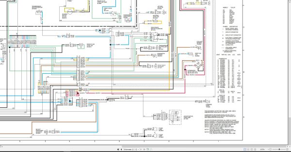 CAT Backhoe Loader 416B Electrical Schematic (2)