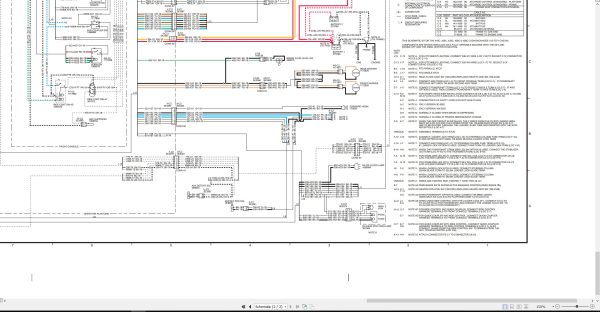 CAT Backhoe Loader 428C Electrical Hydraulic Schematic (2)
