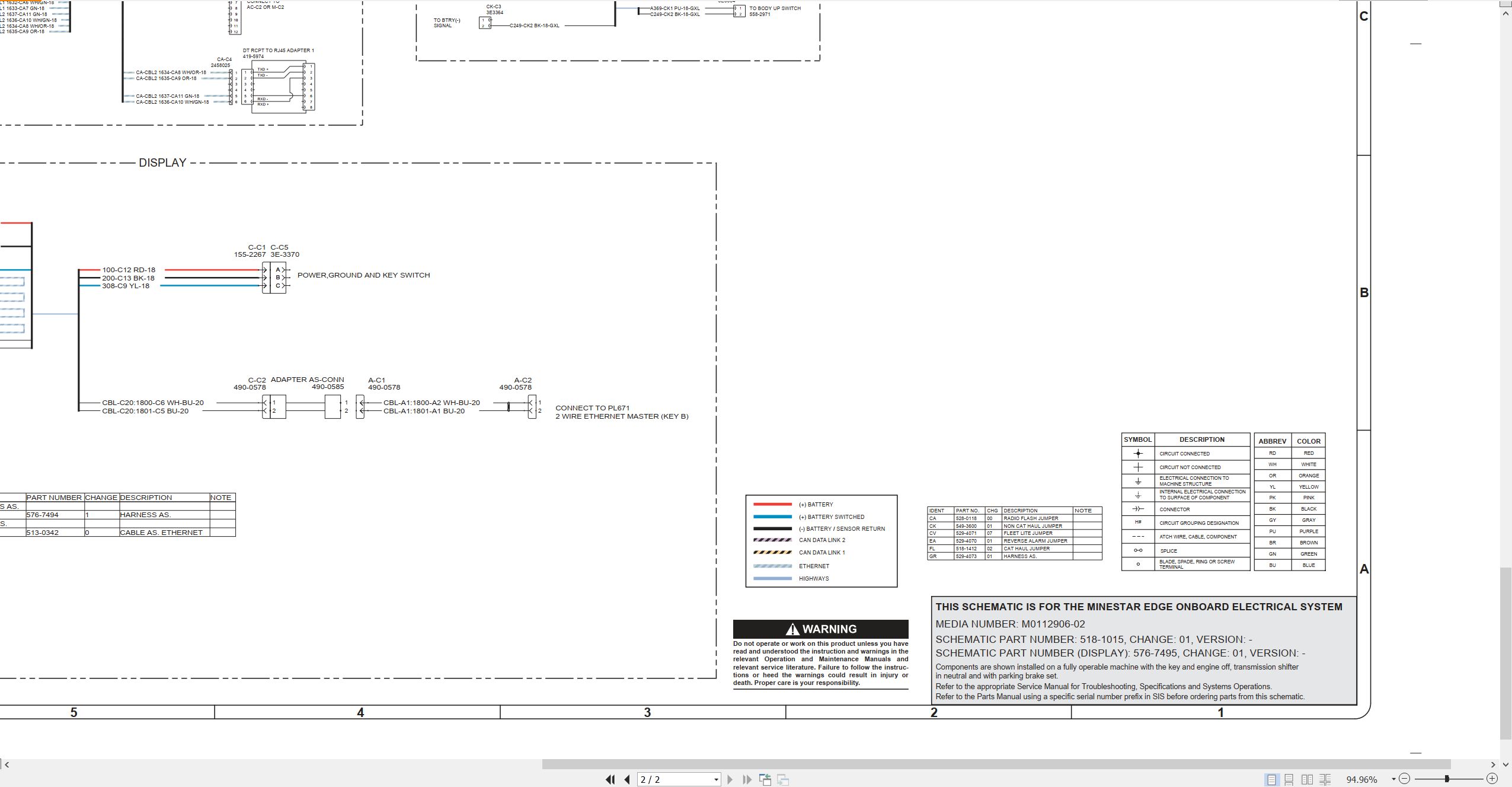 CAT COMMAND Minestar Edge Onboard Electrical Schematic M0112906 02 2020 (2)