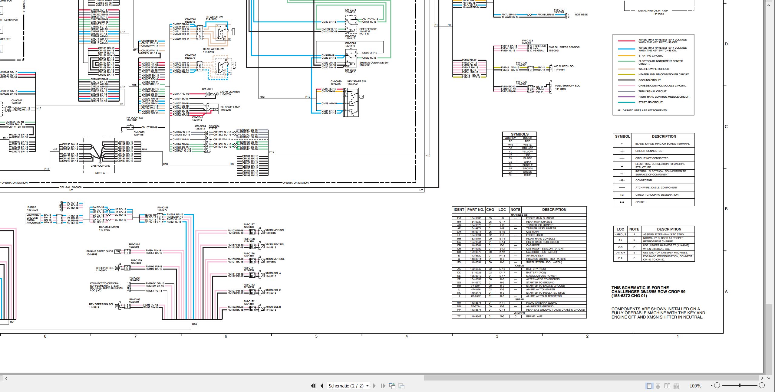 CAT Challenger 35 Electrical Hydraulic Schematic (2)