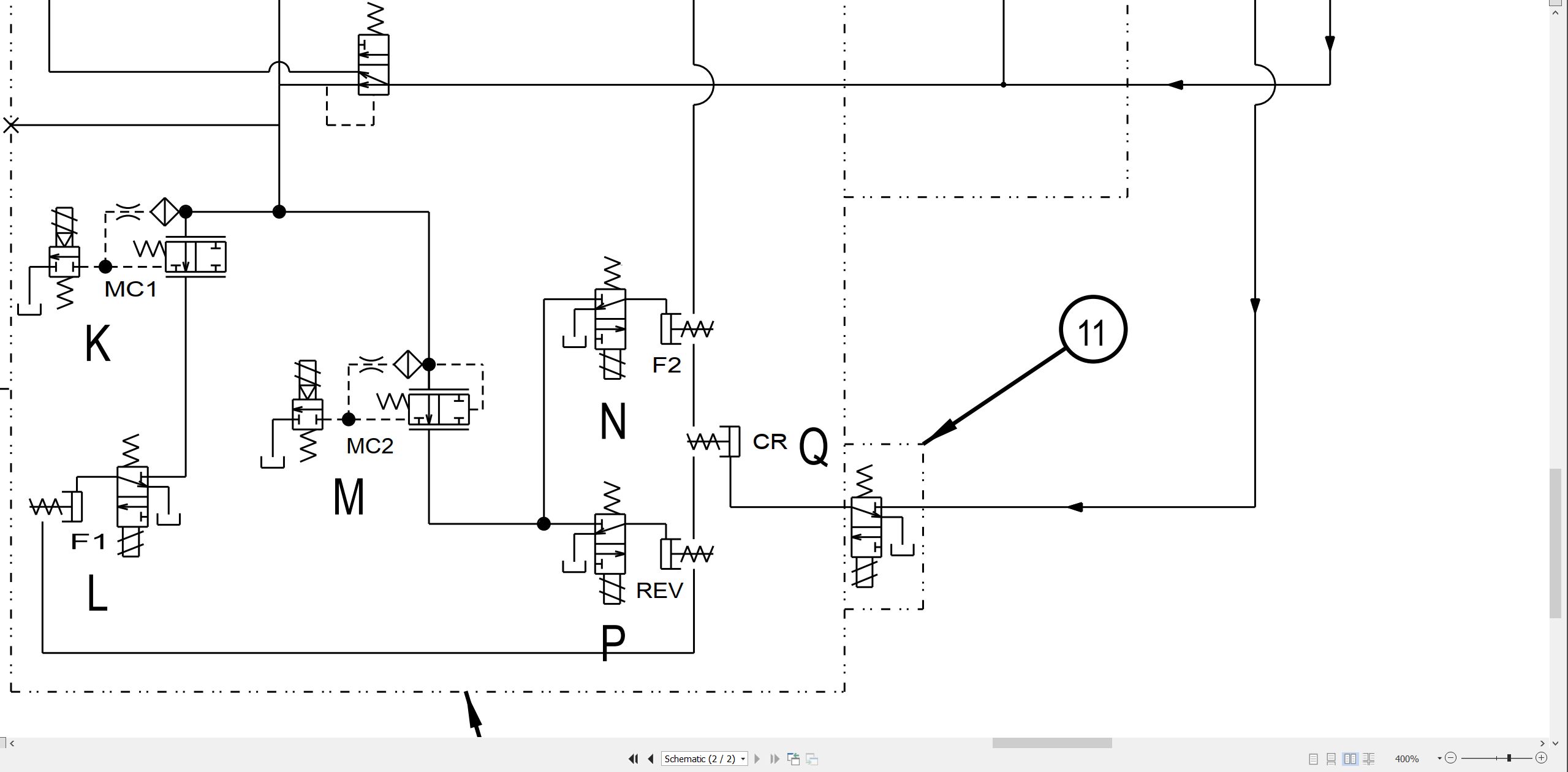 CAT Challenger 35 Electrical Hydraulic Schematic (3)