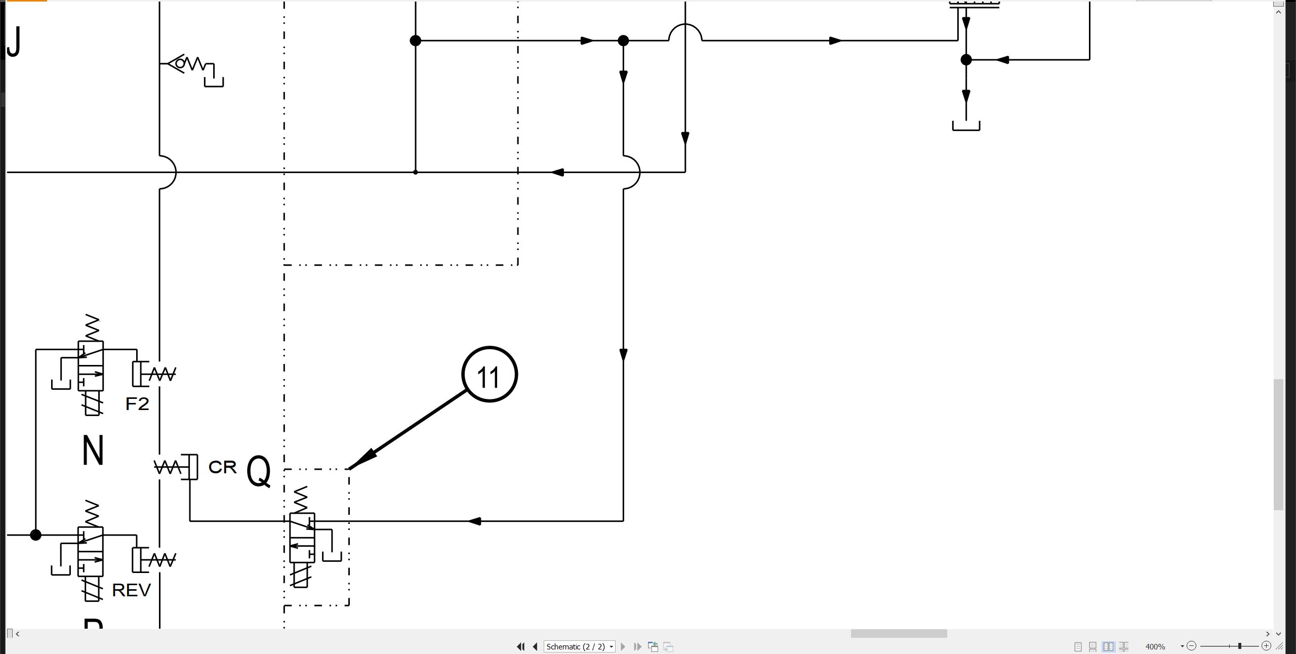 CAT Challenger 55 Electrical Hydraulic Schematic (3)