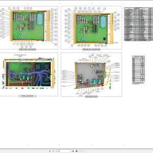 CAT Cold Planer PM313 Electrical Hydraulic Schematic (1)