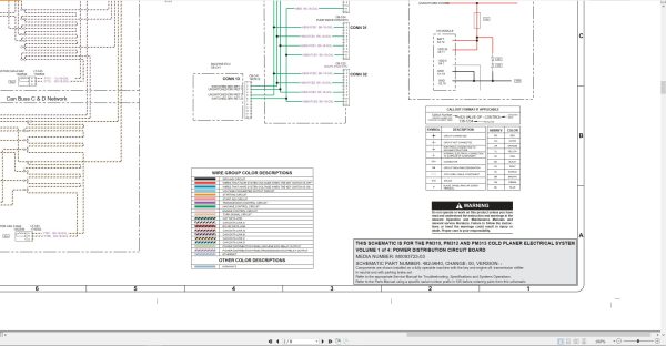 CAT Cold Planer PM313 Electrical Hydraulic Schematic (2)