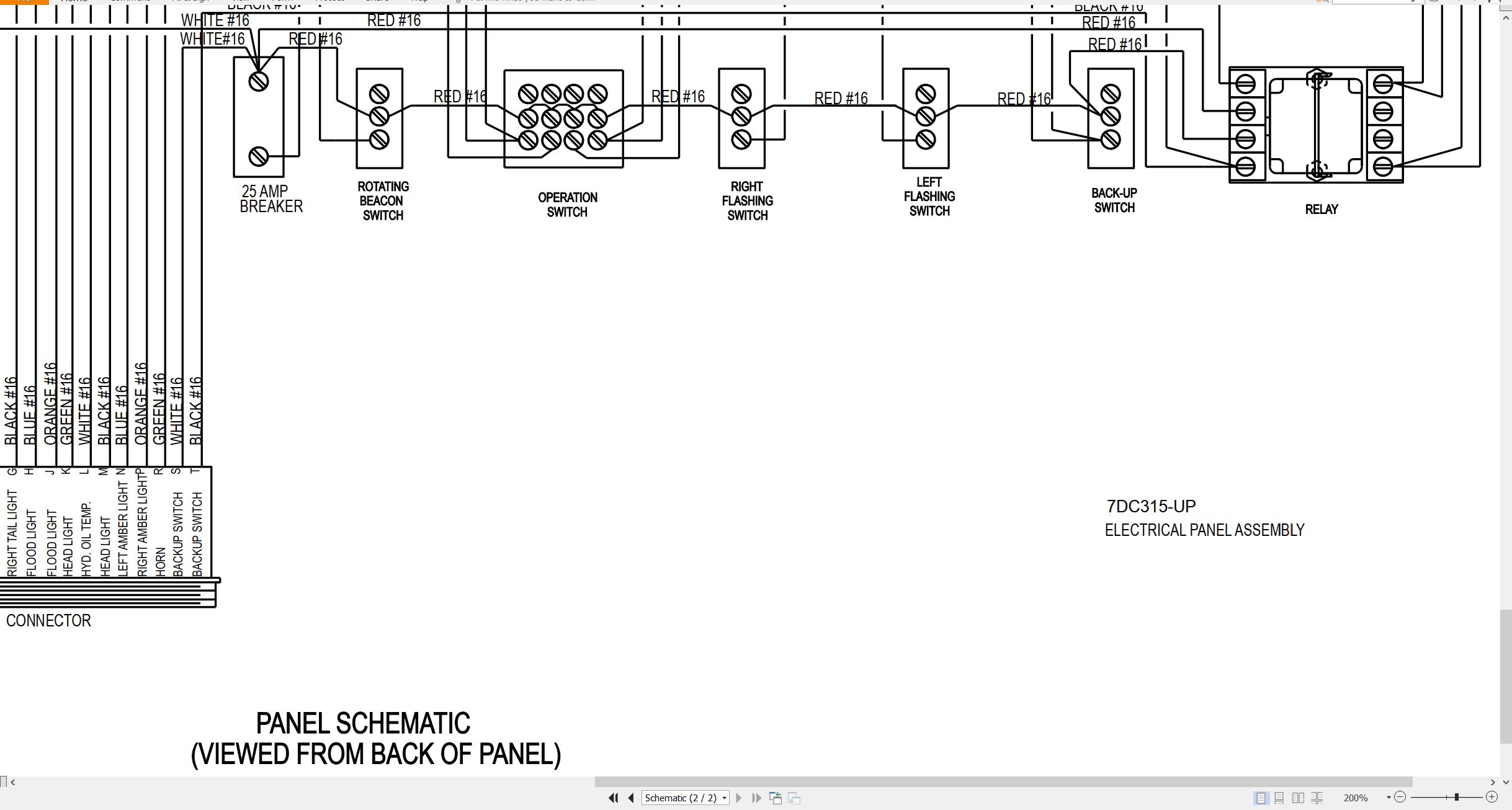 CAT Cold Planer PR 450 Electrical Schematic KENR2474 00 1998 (2)