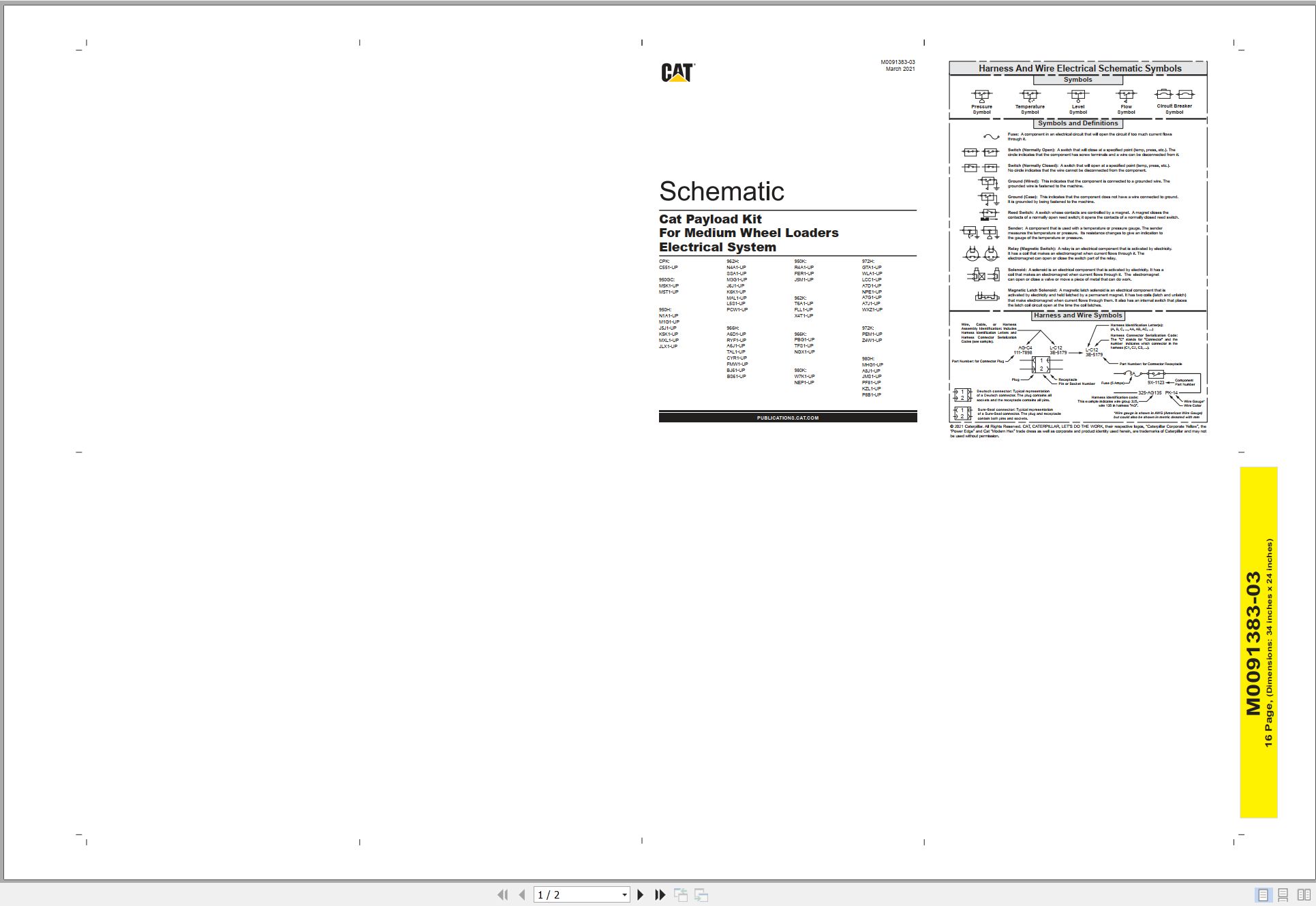CAT Control Guidance Monitoring And Technology Products Cat Payload Kit Electrical Schematic (1)