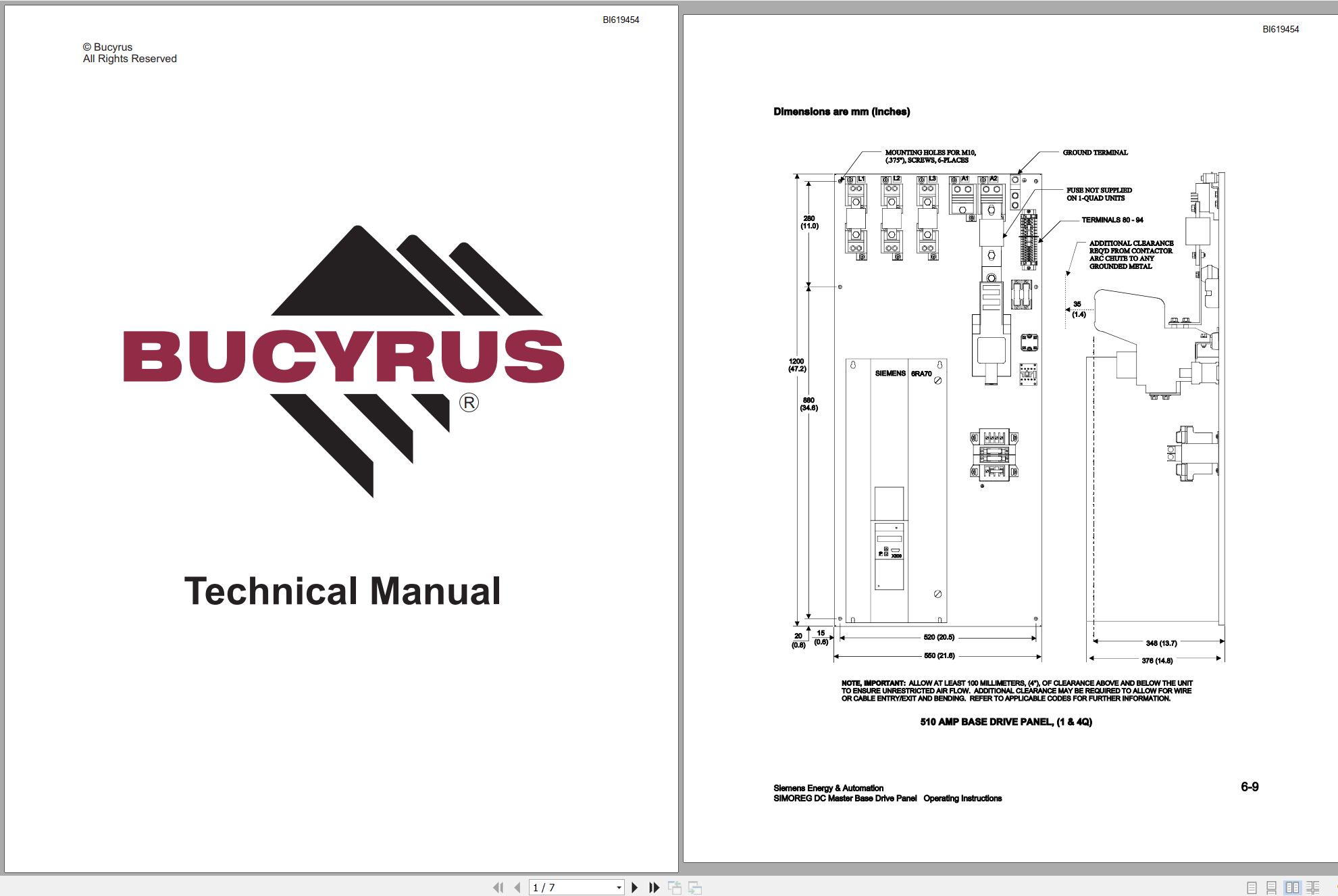 CAT Drill 49HR Technical Manual Electrical Schematic BI619454 00 (1)