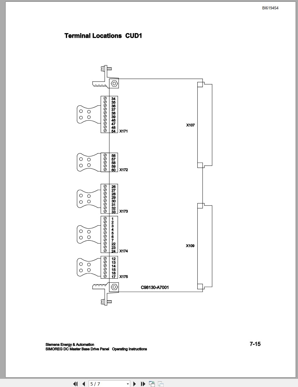 CAT Drill 49HR Technical Manual Electrical Schematic BI619454 00 (2)